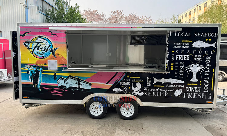 New completed custom food trailer(图2)