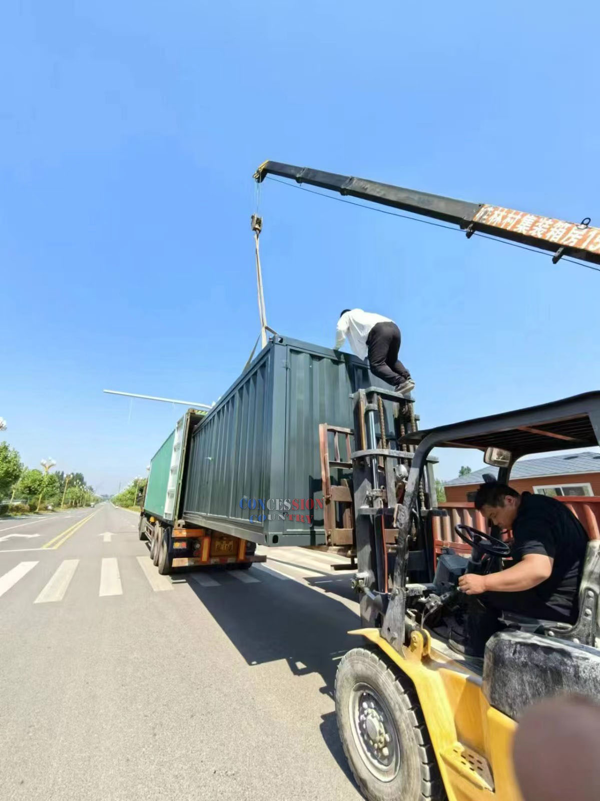 Container cafe shipped to USA(图2)
