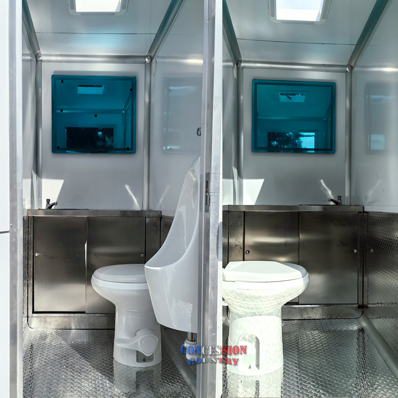 New completed 2 stalls restroom trailer(图5)