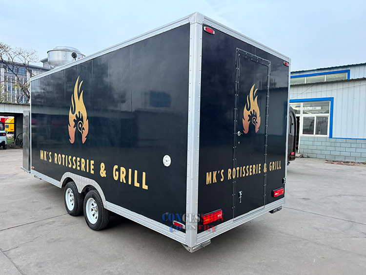 Custom 17ft food trailer ready to ship(图3)