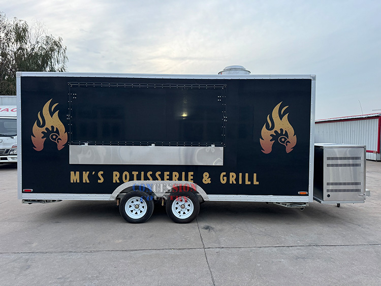 Custom 17ft food trailer ready to ship(图4)