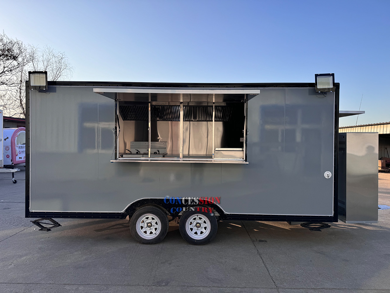 New finished 16ft food trailer