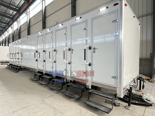10 stalls toilet trailer(图1)