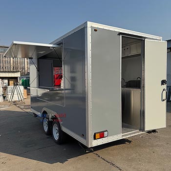 Custom food trailer for an Australian customer(图1)
